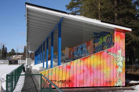 Graffitimåleriet på Vildmannavallen