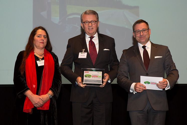 Scania erhält Europäischen Transportpreis für Nachhaltigkeit