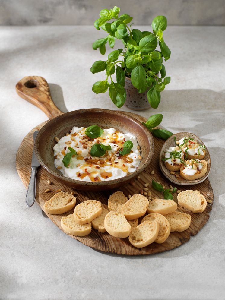 Burratadipp med hot honey och glutenfria crostini.jpg