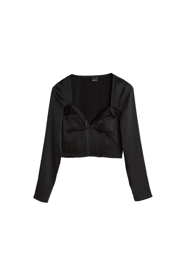 Maya corset top - black