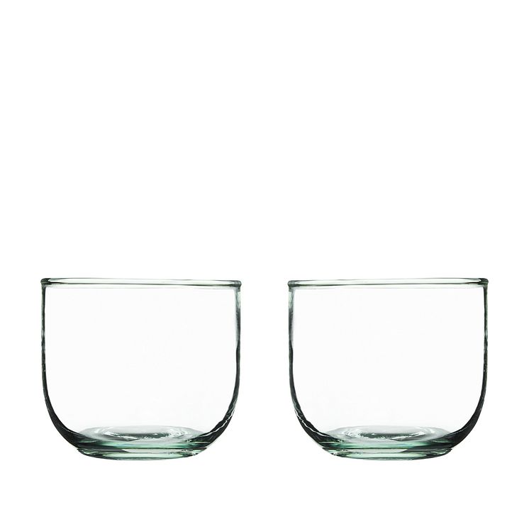10078_Glas Not Wasted 2-p 15cl Återvunnet Glas Grön