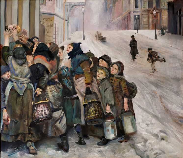 Christian Krohg: «Kampen for tilværelsen» (1890)