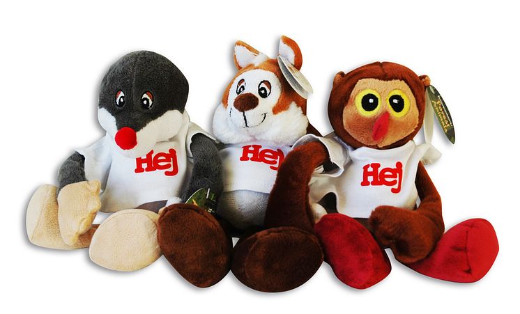 Friends nya mjukdjur "Leka tre" - en julklapp för barns rätt till en trygg uppväxt 
