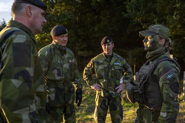 Ukrainska rekryter under utbildning i Storbritannien.