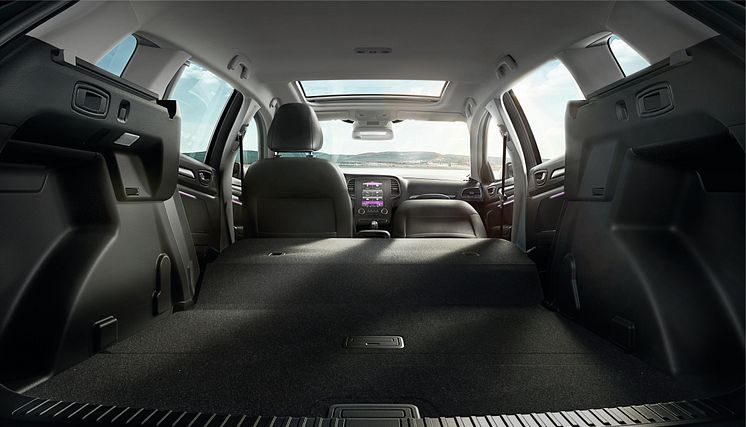 Nya Mégane Sport Tourer - lastutrymme bagage