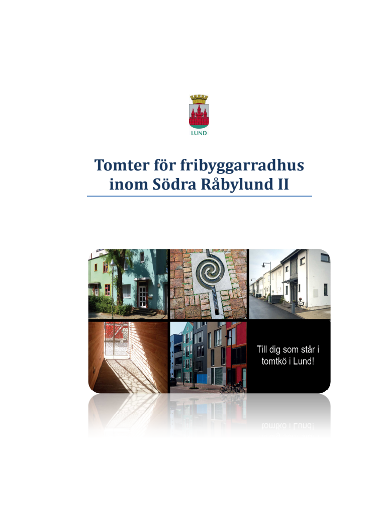 Broschyr, fribyggarradhus i Lunds kommun