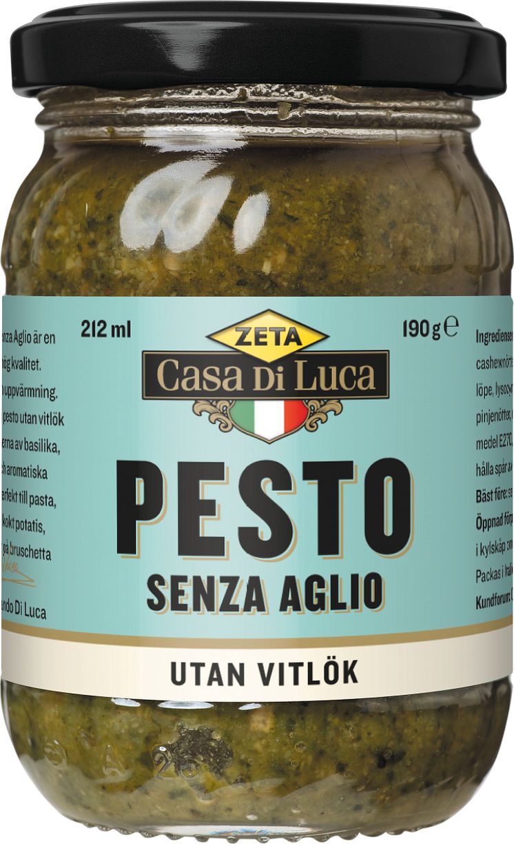 Casa Di Luca Pesto - för dig som helst avstår vitlök