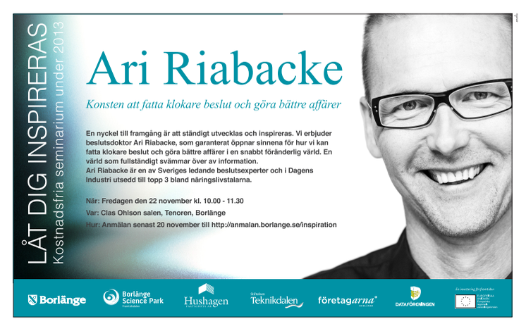 Konsten att fatta beslut med Beslutsdoktor Ari Riabacke