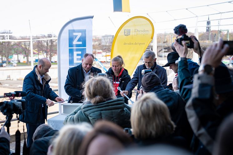 Richtfest Heinz-Steyer-Stadion Dresden