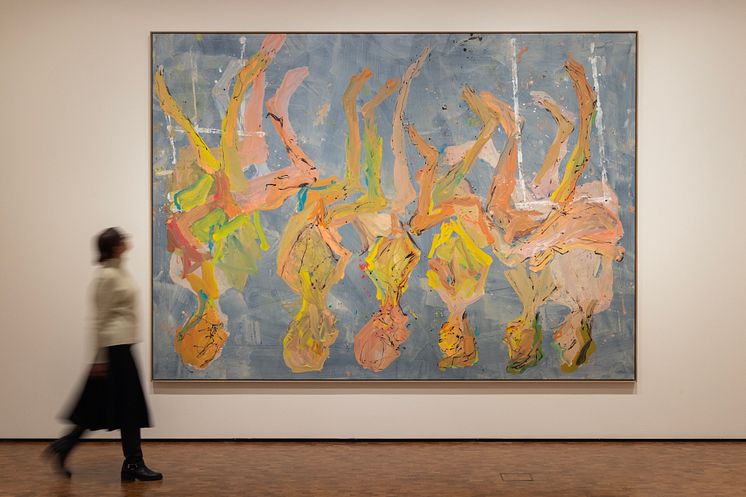 Georg Baselitz Med begge bena først/Feet First