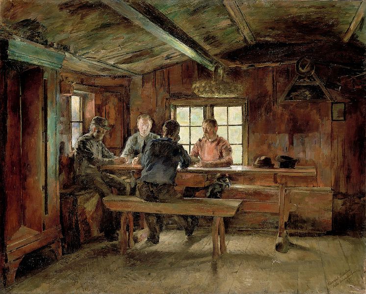 Harriet Backer, «Card Players», 1897