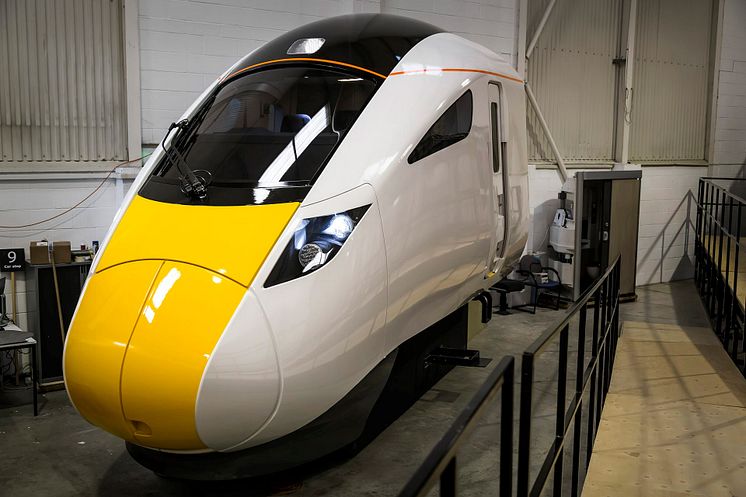 Intercity train driver cab mock up