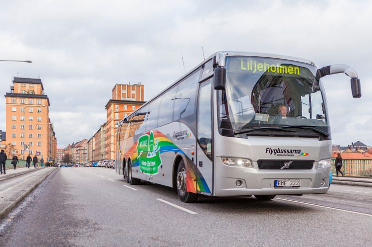 Flygbuss i Vasastan