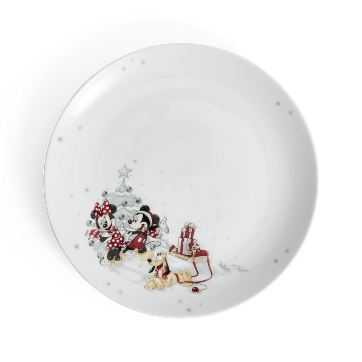 Fyrklövern Disney Vinter - tallrik 27 cm