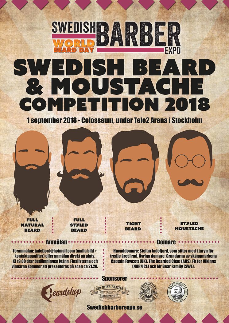 SM i skägg 2018