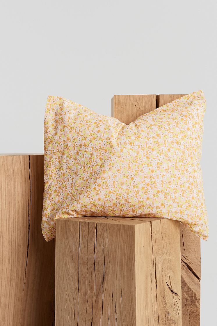 gina home pillow case - orange flower