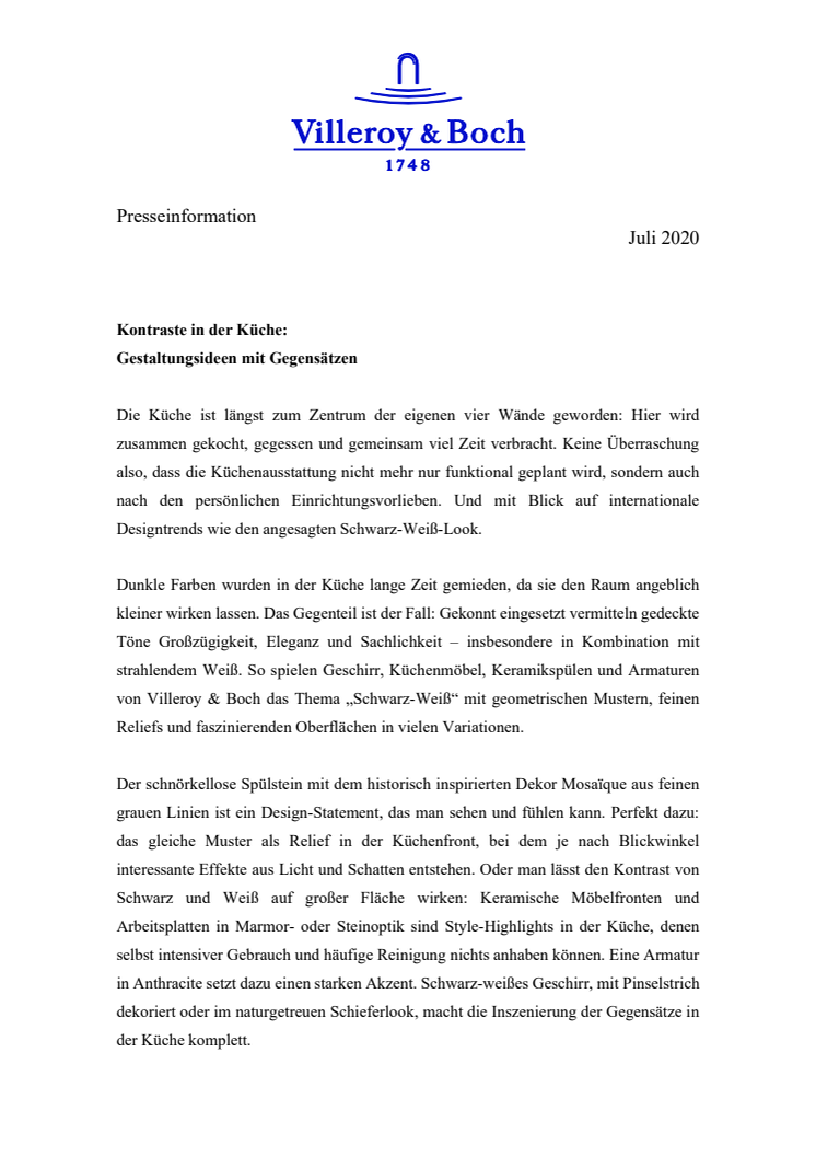 Kontraste in der Küche:  Gestaltungsideen mit Gegensätzen 