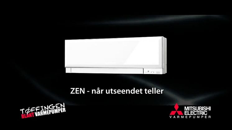 ZEN designvarmepumpe fra Mitsubishi Electric