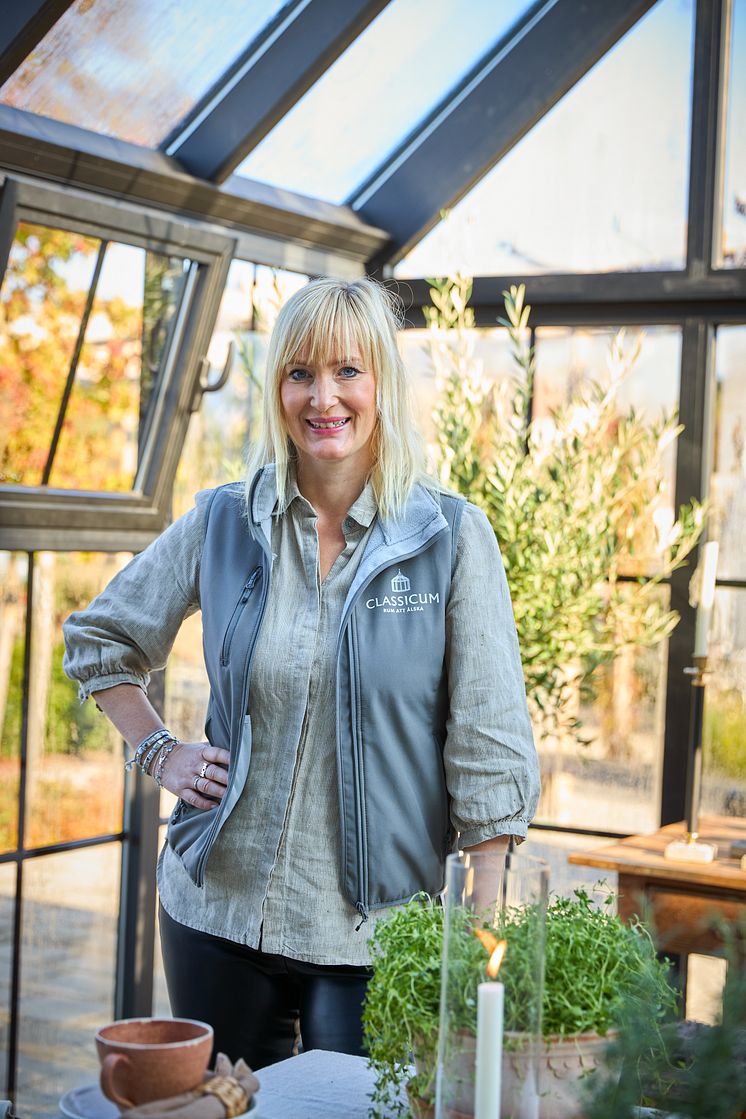 Anna Bertland, VD på Classicum Växthus.