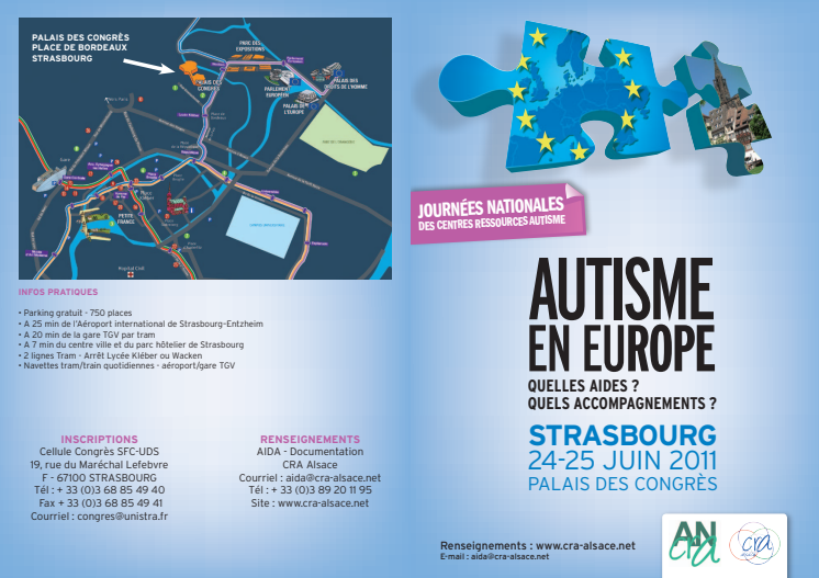 Misa föreläser på internationell konferens i Strassbourg ”Autism en Europé”