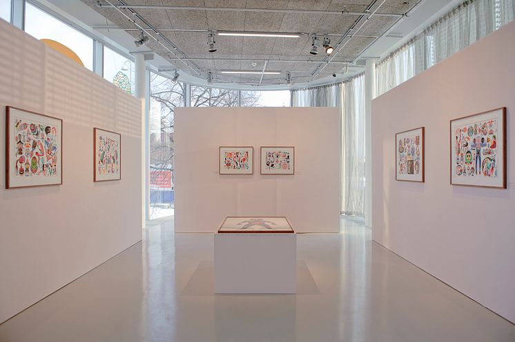 Lisa Jonasson, Människans inre i genomsnitt, installationsvy, 2012/ Lisa Jonasson, Man's Inner in Average, installation view, 2012