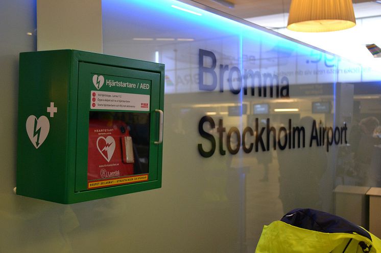 Bromma flygplats blir Hjärtsäker zon