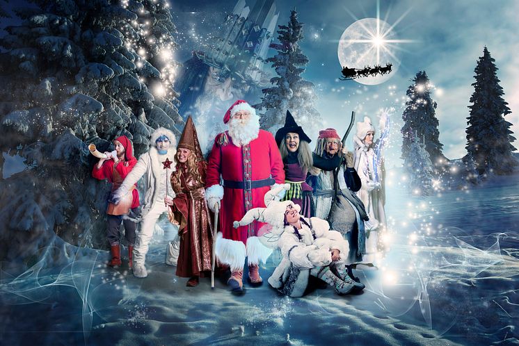 Sagolandet Tomteland vinter