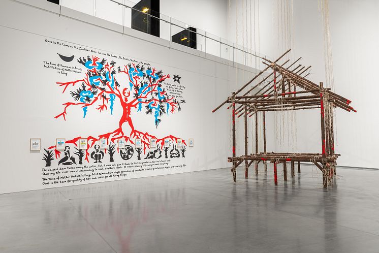 Exhibition view, Between Rivers © Astrup Fearnley Museet, 2024. Photo: Christian Øen