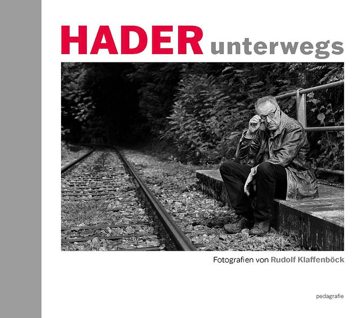 Buchcover Hader unterwegs