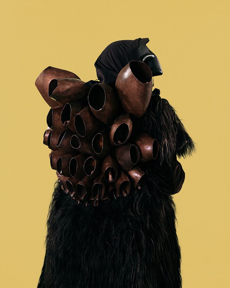 Formafantasma, Mamuthones and issohadores masks, 2023, Mamoida, Sardinia, Italy.