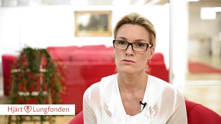 Kristina Sparreljung, generalsekreterare för Hjärt-Lungfonden, om forskningen betydelse