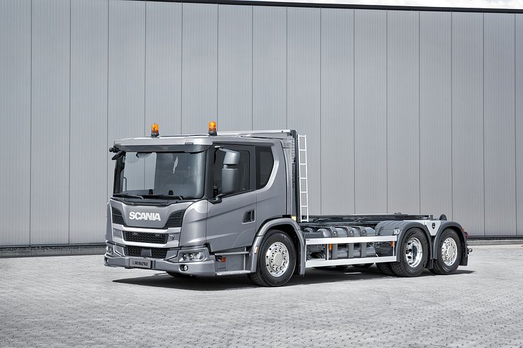 Scania L 340 CNG Abrollkipper