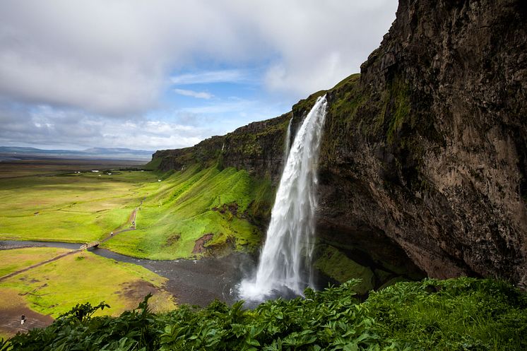 Seljalandsfoss vattenfall - Island