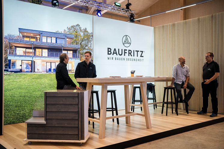 Baufritz Messestand