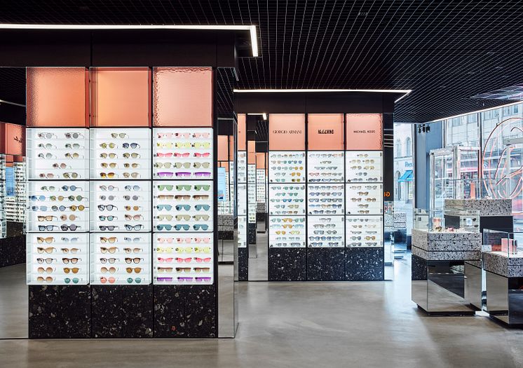 Studio Stockholm har utvecklat ett nytt koncept för Synsams flag ship store