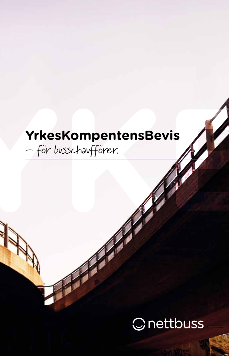 Nettbuss erbjuder Yrkeskompetensbevis (YKB) Fortbildning