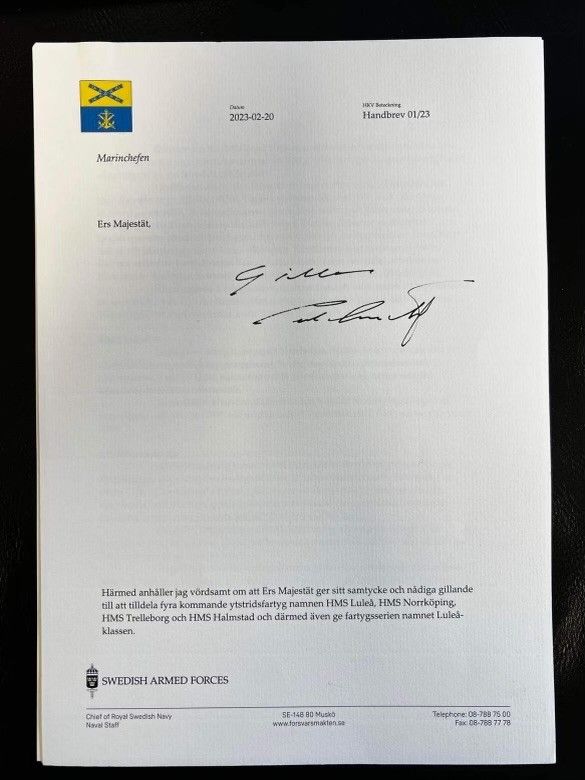 HM Konungens gillande