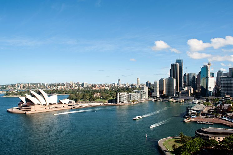 Sydney Harbour och operahuset