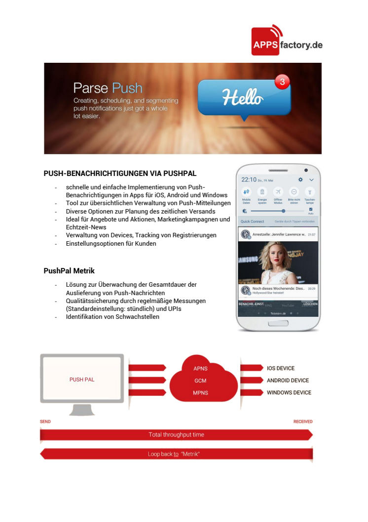 Factsheet zum Thema PushPal
