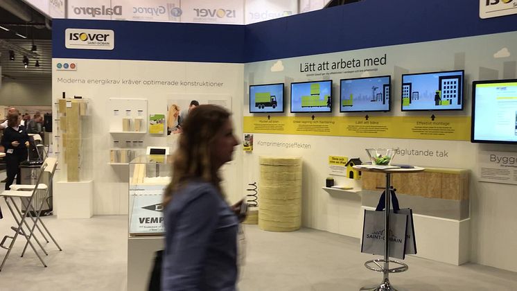 ISOVERs monter på Nordbygg 2018