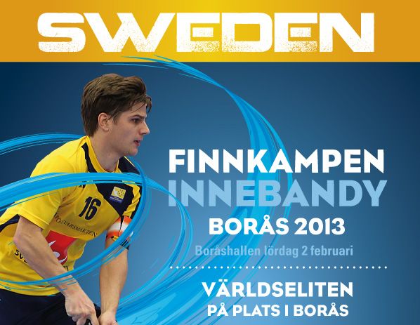 Finnkampen i Innebandy Borås 2013 - Boråshallen 2 februari