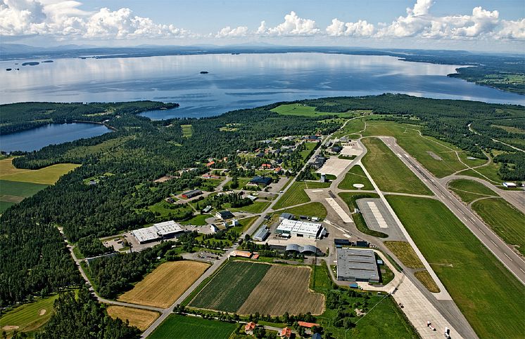 Frösöpark flygbild webb
