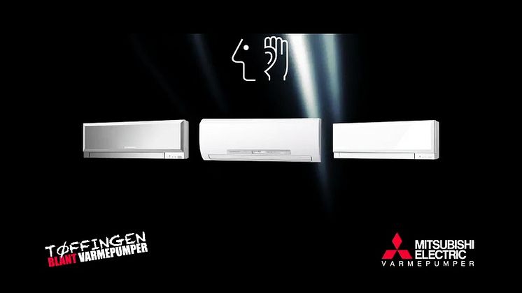 Stillegående varmepumpe fra Mitsubishi Electric