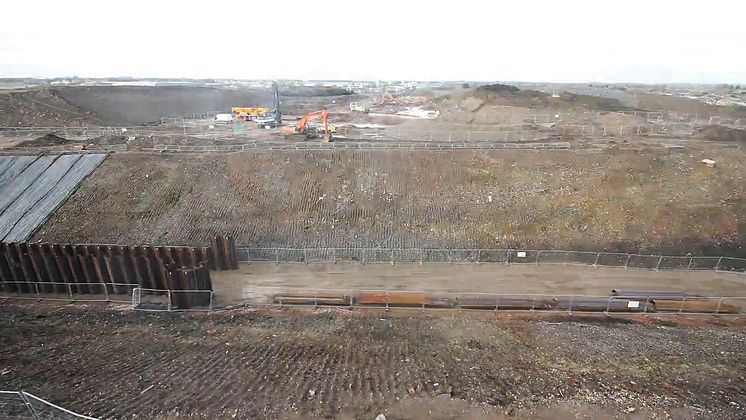 Time-lapse video of construction work in Stoke Gifford