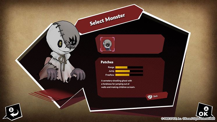 Select monster Patches