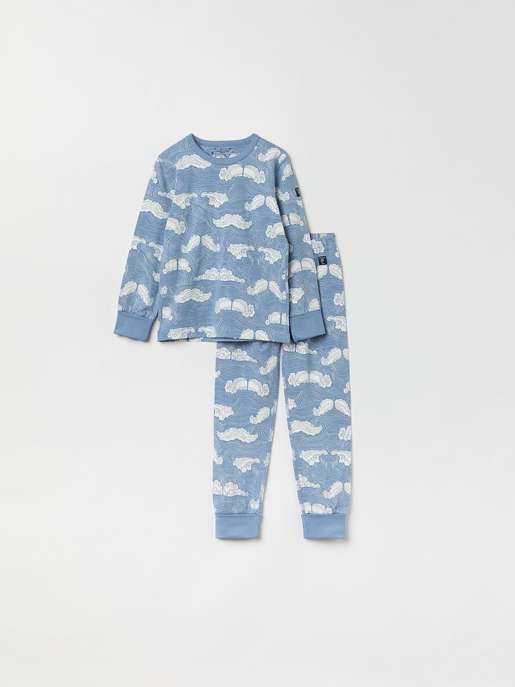 2-delad pyjamas, strl 86-140, 429kr,