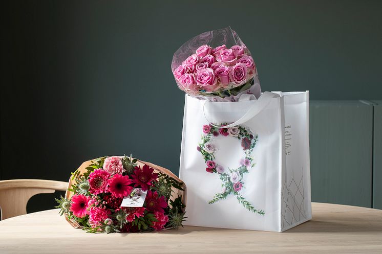 Rosa sløyfe-produkter
