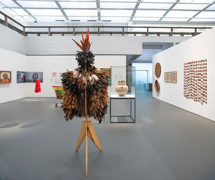 From the presentation of "Historias indigenas" at MASP in São Paulo. Photo: Eduardo Ortega/MASP.