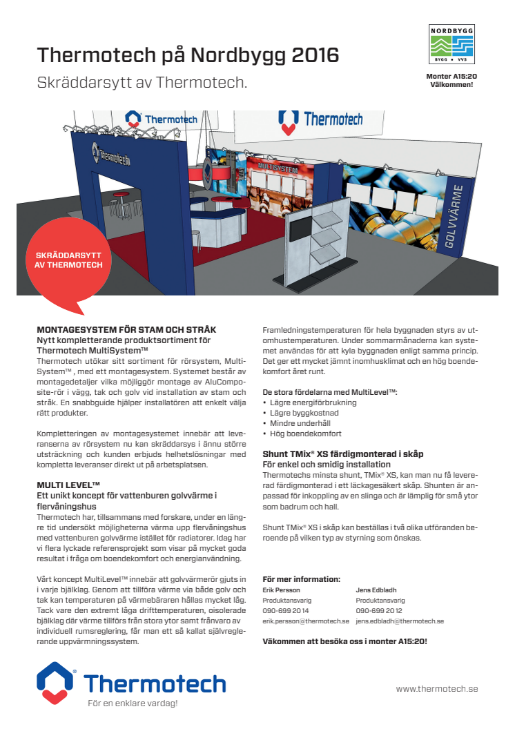 Thermotech på Nordbygg 2016