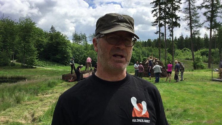 Naturvejleder Søren Risborg fortæller om kulsvidning